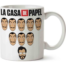 Art Hediye Salvador Dali La Casa De Papel Iki Tarafı Baskılı Kupa Bardak