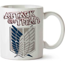 Attack On Titan 3 Iki Tarafı Baskılı Kupa Bardak