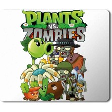 Art Hediye Plants Vs Zombıes Baskılı Mouse Pad Mousepad