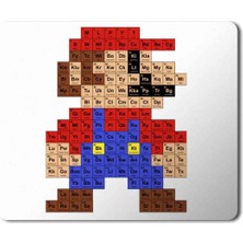 Art Hediye Periodik Tablo Mario Baskılı Mouse Pad Mousepad