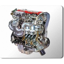 Art Hediye Red Top Opel Engine Baskılı Mouse Pad Mousepad