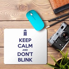 Art Hediye Keep Calm And Don'tblink Baskılı Mouse Pad Mousepad