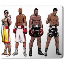 Art Hediye Muhammed Ali Boksörler Baskılı Mouse Pad Mousepad