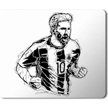 Art Hediye Messi Barcelona 2 Baskılı Mouse Pad Mousepad