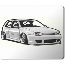 Art Hediye Golf Mk4 Baskılı Mouse Pad Mousepad