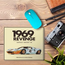 Art Hediye 1969 Revenge GT40 Classic Baskılı Mouse Pad Mousepad