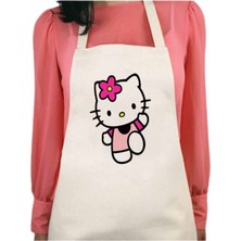 Art Hediye En Çok Satılan Hello Kitty Kalıcı Baskılı Yıkanabilir Su itici Özellikli Mutfak Önlüğü