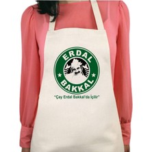 Art Hediye Erdal Bakkal Kalıcı Baskılı Yıkanabilir Su itici Özellikli Mutfak Önlüğü