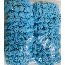 Camcı Baba Lateks Çiçek Lateks Gül 144 Adet Mavi