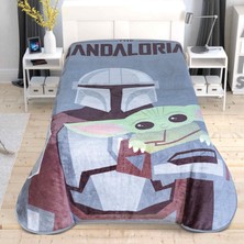 Taç Lisanslı Star Wars Mandalorian Battaniye