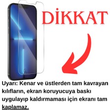 Coolacs Apple iPhone 14 Pro ile Uyumlu Ekran Koruyucu Şeffaf Temperli Kırılmaz Cam Ekran Koruyucu