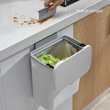 Samuel Nugent Mutfak Çöp Tenekesi Duvara Monte Çöp Tenekesi Ev Dolabı Kapı Banyo Asılı Sürgülü Kapaklı Çöp Sepeti (Yurt Dışından)