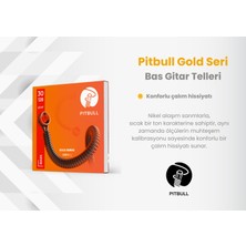 Pitbull Strings Gold Seri Bass Gitar Teli Nikel 6 Telli GEB-6 30-128 L Light