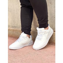 Peak Unisex Beyaz Desenli Kaymaz Taban Ortopedik Garantili Rahat Hafif Günlük Deri Yürüyüş Koşu Sneaker Spor Ayakkabı E221117B