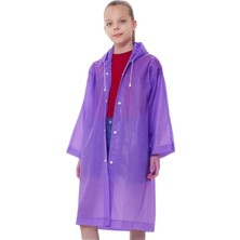 Çocuk Rüzgar Geçirmez Kapüşonlu Yağmurluk Eva Yağmurluk