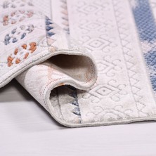 Dekozer Etnik Desen Karışık Renk Makine Halısı