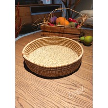 Home Turko Hometurko Jüt Tek Sepet, Tepsi, Düzenleyici, Saklama Sepeti, Organizer