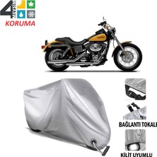 AUTOES Harley-Davidson Dyna Low Rider Motosiklet Branda Bağlantı ve Kilit Uyumlu