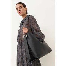 ROMAN %100 Deri Askılı Çanta Siyah K2481201_001