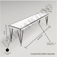 Deryawood Masif Ahşap Rhea Bank  37*140*45CM