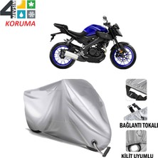 AUTOES Yamaha MT-125 Branda Motosiklet Brandası Bağlantı ve Kilit Uyumlu