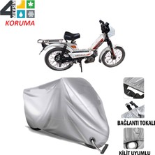 AUTOES Peugeot Ninja 103 Branda Motosiklet Brandası Bağlantı ve Kilit Uyumlu