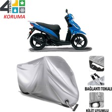 AUTOES Suzuki Address Branda Motosiklet Brandası Bağlantı ve Kilit Uyumlu