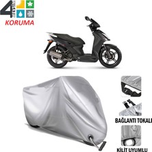 AUTOES Kymco Agility City 125 Branda Motosiklet Brandası Bağlantı ve Kilit Uyumlu