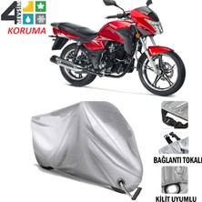 AUTOES Kanuni Leopard Branda Motosiklet Brandası Bağlantı ve Kilit Uyumlu