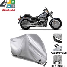 AUTOES Harley-Davidson Fat Boy Branda Motosiklet Brandası Bağlantı ve Kilit Uyumlu