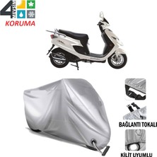 AUTOES Suzuki An 125 Hk Branda Motosiklet Brandası Bağlantı ve Kilit Uyumlu