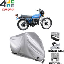 AUTOES Suzuki Ts 125 Branda Motosiklet Brandası Bağlantı ve Kilit Uyumlu