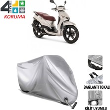 AUTOES Peugeot Tweet 151 Branda Motosiklet Brandası Bağlantı ve Kilit Uyumlu