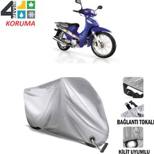 AUTOES Kanuni Tigrina S100 Branda Motosiklet Brandası Bağlantı ve Kilit Uyumlu