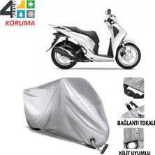 AUTOES Honda Sh 150 Branda Motosiklet Brandası Bağlantı ve Kilit Uyumlu