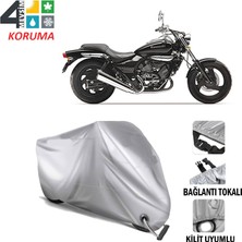 AUTOES Kawasaki El 250 Branda Motosiklet Brandası Bağlantı ve Kilit Uyumlu