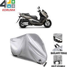 AUTOES Aeon Elite 250 Branda Motosiklet Brandası Bağlantı ve Kilit Uyumlu