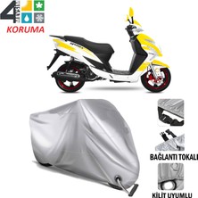 AUTOES Yuki Yb 150 Jumbo Branda Motosiklet Brandası Bağlantı ve Kilit Uyumlu