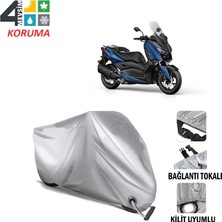 AUTOES Yamaha Xmax 250 Branda Motosiklet Brandası Bağlantı ve Kilit Uyumlu
