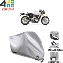 AUTOES Triumph Thruxton 1200 Branda Motosiklet Brandası Bağlantı ve Kilit Uyumlu