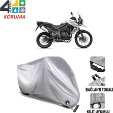 AUTOES Triumph Tiger 800 Xca Branda Motosiklet Brandası Bağlantı ve Kilit Uyumlu