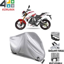 AUTOES Yuki Yg 250 Nt-Naked Branda Motosiklet Brandası Bağlantı ve Kilit Uyumlu