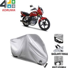 AUTOES Kuba KH125-12D Branda Motosiklet Brandası Bağlantı ve Kilit Uyumlu