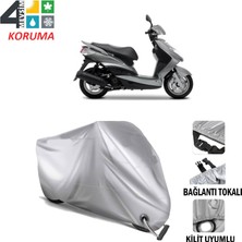 AUTOES Yamaha Cygnus x Branda Motosiklet Brandası Bağlantı ve Kilit Uyumlu