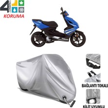 AUTOES Yamaha Aerox 100 Branda Motosiklet Brandası Bağlantı ve Kilit Uyumlu