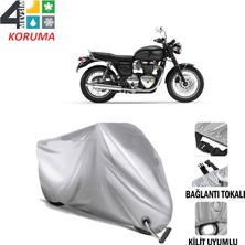 AUTOES Triumph Bonneville Branda Motosiklet Brandası Bağlantı ve Kilit Uyumlu