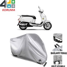 AUTOES Sym Fiddle 3 200İ Branda Motosiklet Brandası Bağlantı ve Kilit Uyumlu