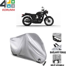 AUTOES Triumph Bonneville T100 Branda Motosiklet Brandası Bağlantı ve Kilit Uyumlu