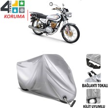 AUTOES Kuba Çita 100R Gold Branda Motosiklet Brandası Bağlantı ve Kilit Uyumlu