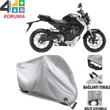 AUTOES Honda Cb 125 Branda Motosiklet Brandası Bağlantı ve Kilit Uyumlu